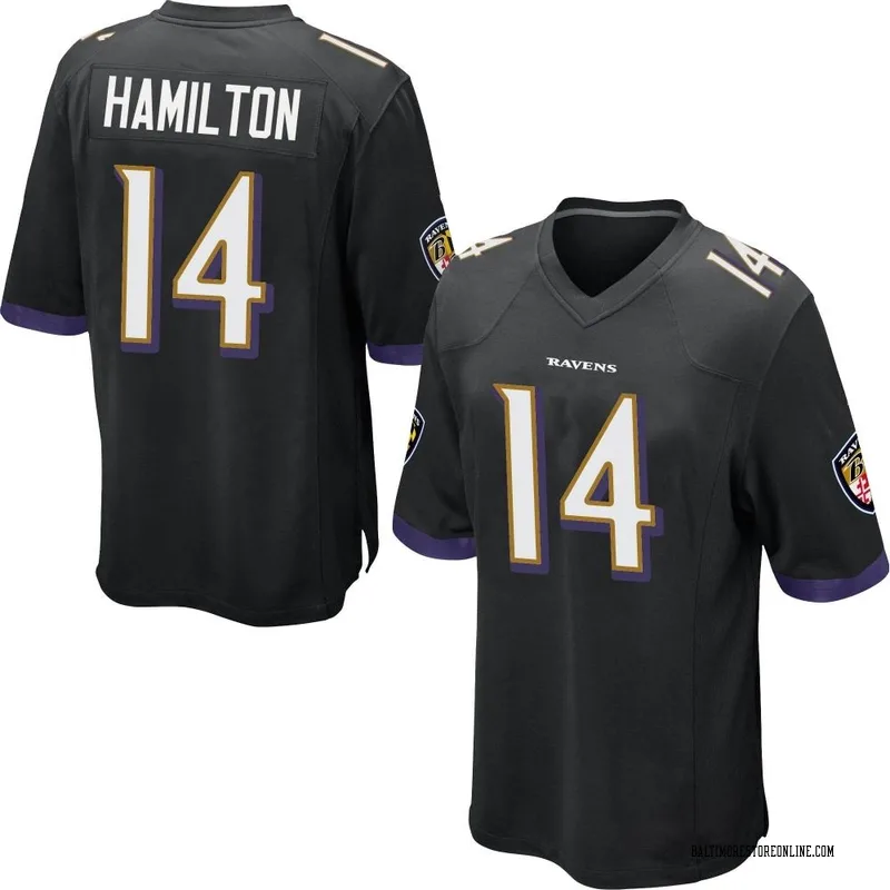 NFL_Mens Lamar Jackson Football Jersey stitched Kyle Hamilton