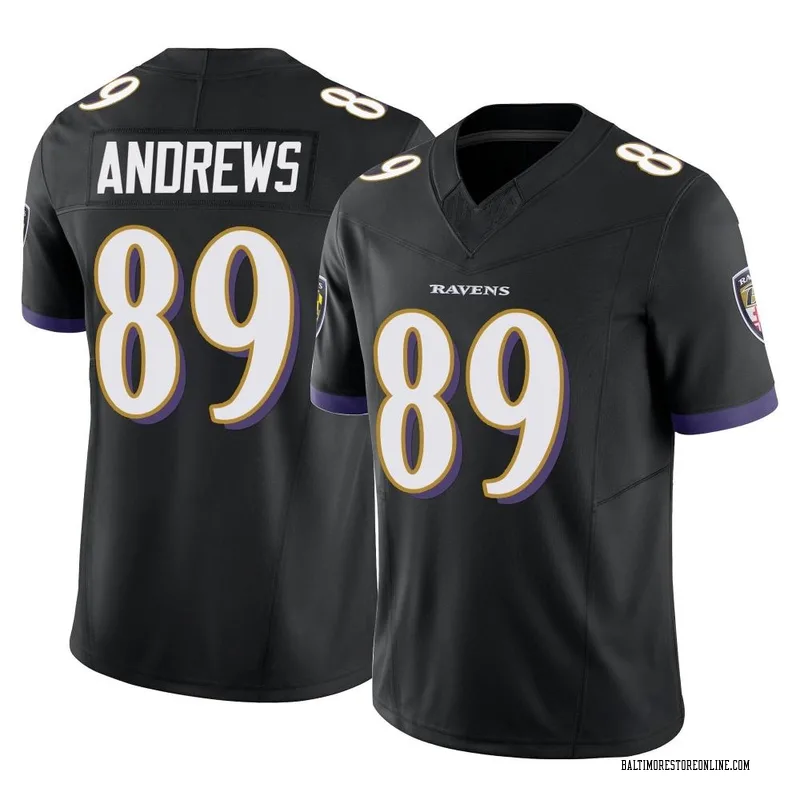 Limited Youth Mark Andrews Gold Jersey - #89 Football Baltimore Ravens  100th Season Inverted Legend Size S(10-12)