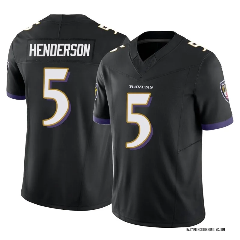 Tashawn Manning Men's Nike Black Baltimore Ravens Alternate Custom Game Jersey