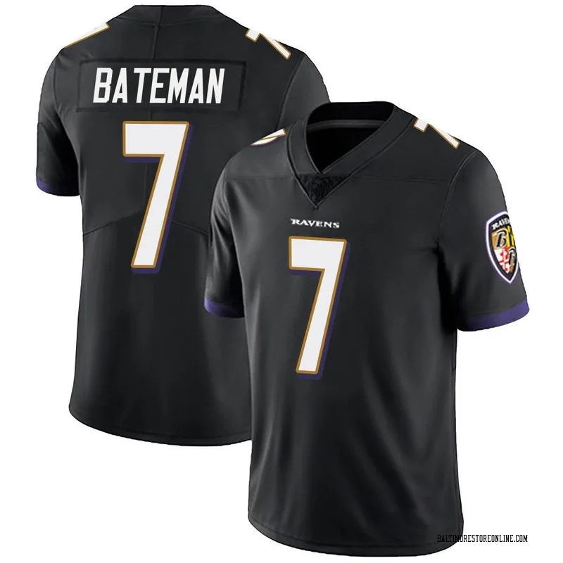 Tashawn Manning Men's Nike Black Baltimore Ravens Alternate Custom Game Jersey