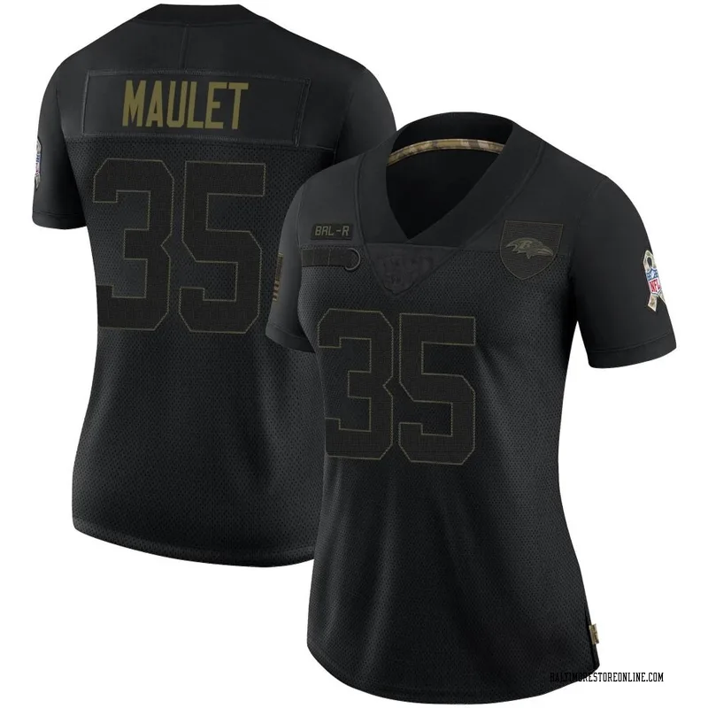 Arthur Maulet Men's Nike Purple Baltimore Ravens Speed Machine Custom Elite Jersey