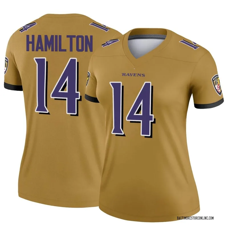 Kyle Hamilton 14 Baltimore Ravens Black Reflective Limited Jersey - Men -  Bluefink