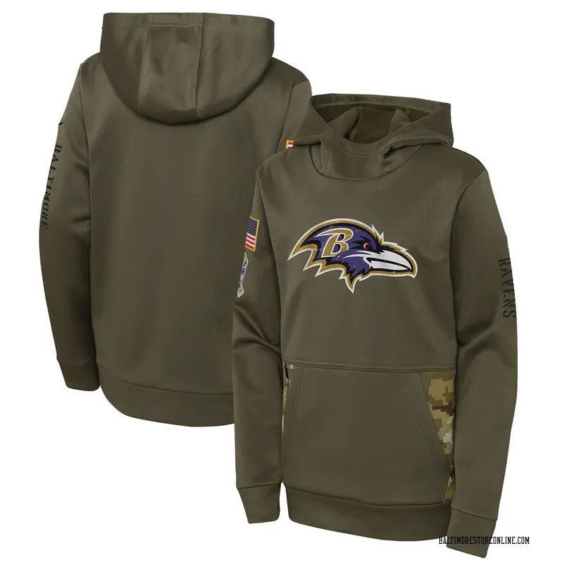 Baltimore Ravens Salute to Service Hoodies, Sweatshirts, Uniforms