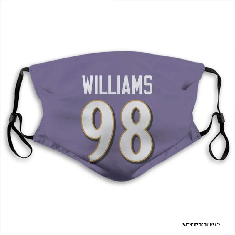 #98 Brandon Williams of Baltimore Ravens NFL Game Issued Jersey - BR 1849