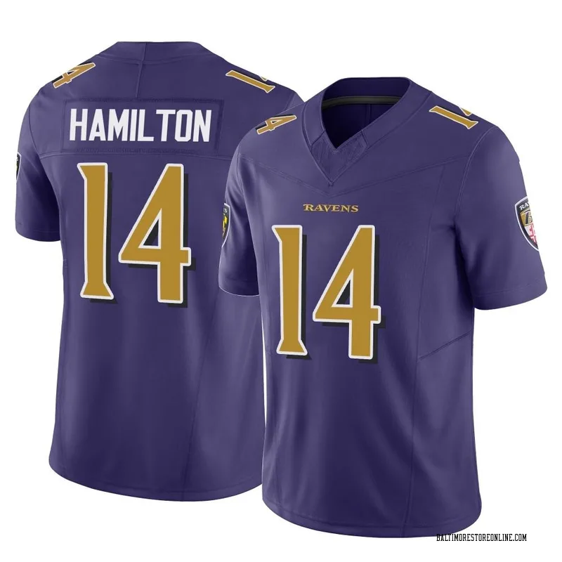 NFL_Mens Lamar Jackson Football Jersey stitched Kyle Hamilton