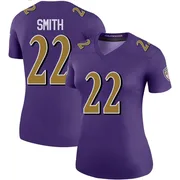 Purple Women's Jimmy Smith Baltimore Ravens Legend Color Rush Jersey