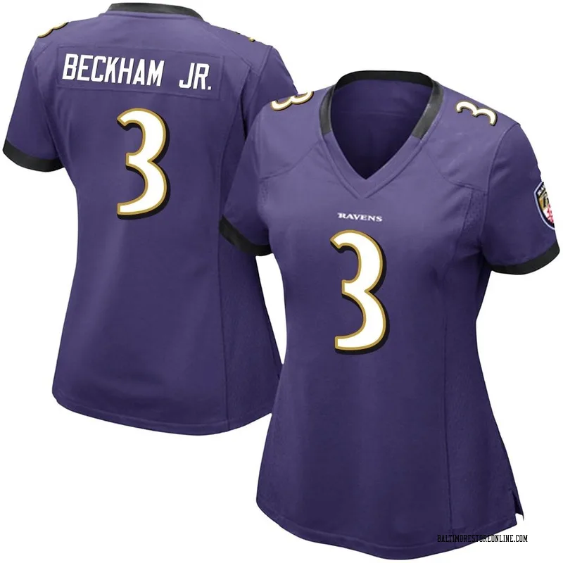 Youth Nike Odell Beckham Jr. Purple Baltimore Ravens Game Jersey