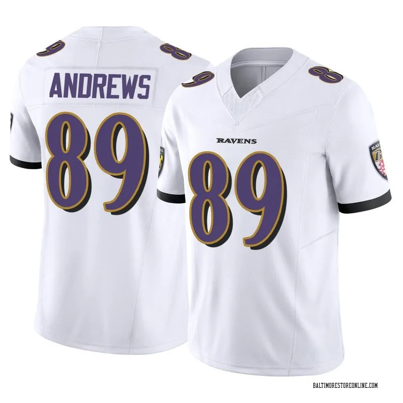 Limited Youth Mark Andrews Gold Jersey - #89 Football Baltimore Ravens  100th Season Inverted Legend Size S(10-12)