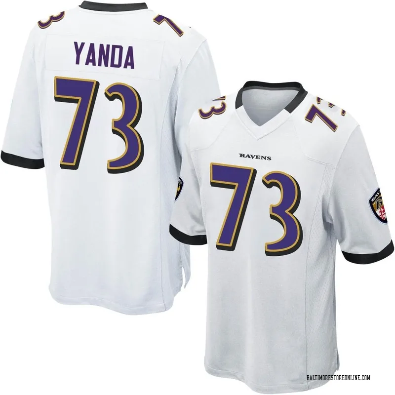 Limited Men's Marshal Yanda Purple Jersey - #73 Football Baltimore Ravens  Player Name & Number Tank Top Size 40/M