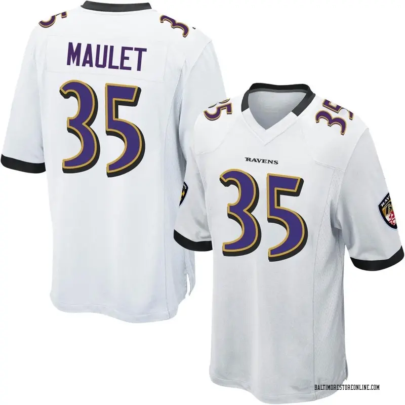 Arthur Maulet Men's Nike Purple Baltimore Ravens Speed Machine Custom Elite Jersey