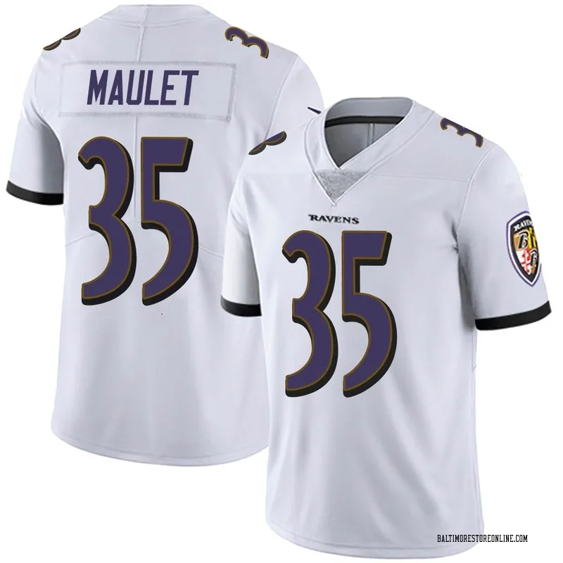 Arthur Maulet Men's Nike Purple Baltimore Ravens Speed Machine Custom Elite Jersey