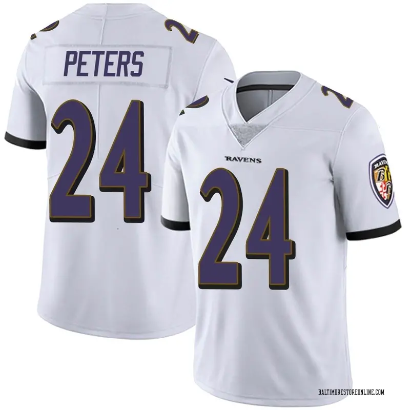 white marcus peters jersey